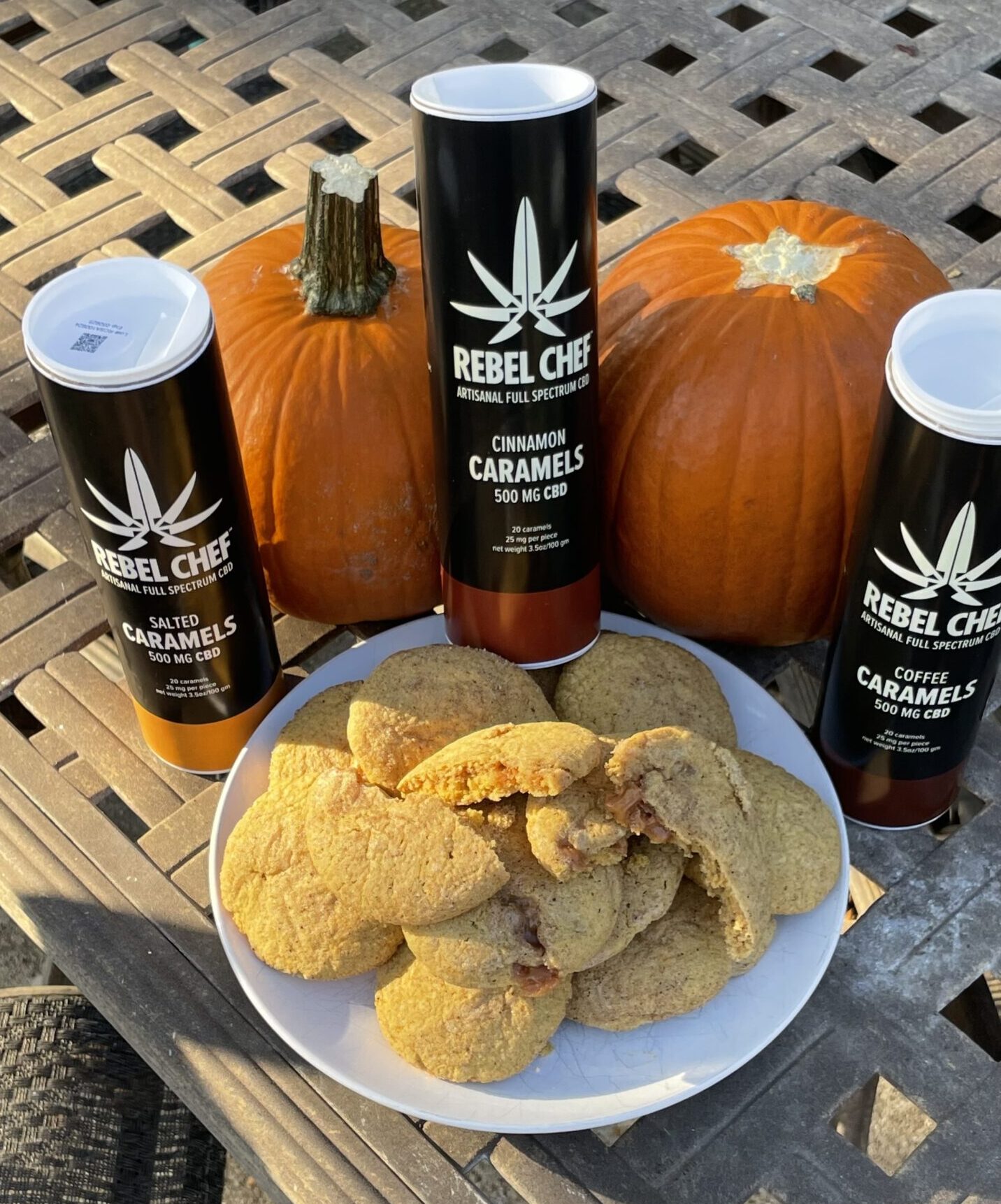 Rebel Chef Pumpkin Caramel Cookies